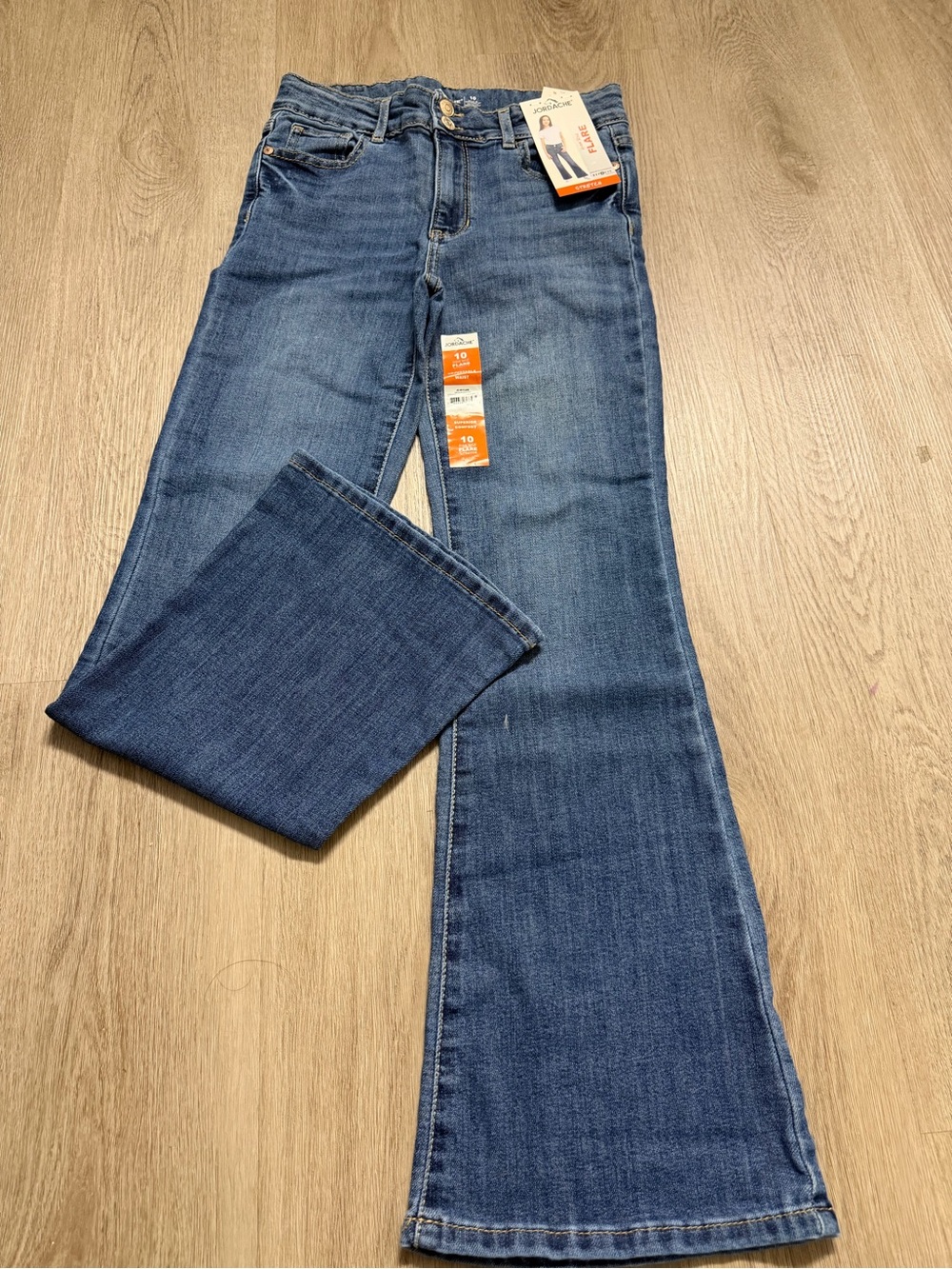 Jordache Dark Blue Flared Women's Jeans